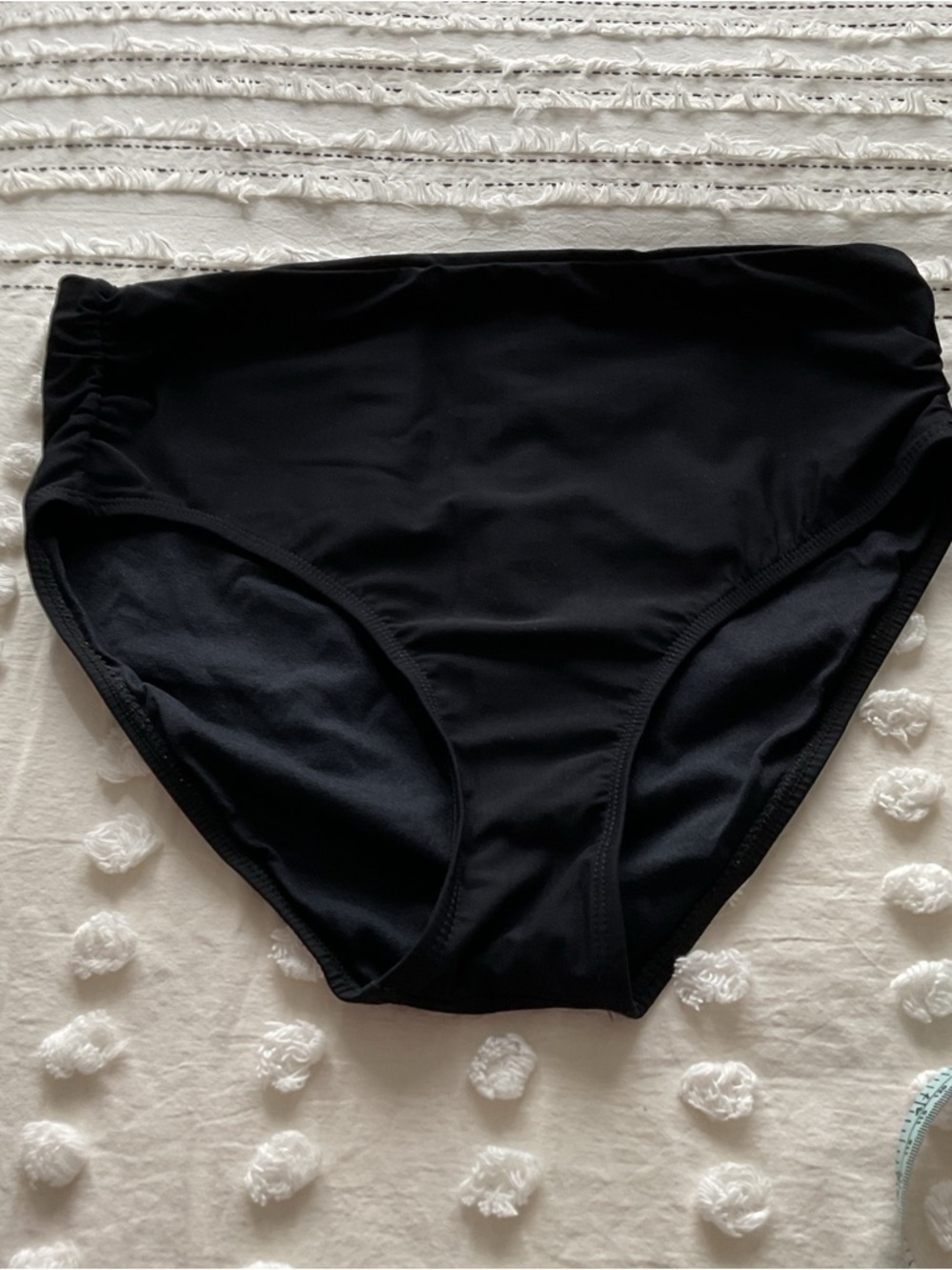 Christina Classic Black High-Waist Bikini Bottom
